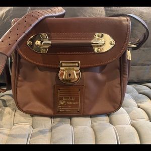 Piero Guidi Brown Crossbody Bag